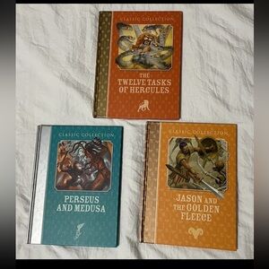 Lot Of 3 Twelve Tasks Of Hercules Jason And The Golden Fleece Perseus Medusa cl
